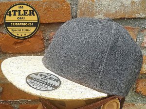 Blankes Innviertler Cap mit Korkschild dunkelgrau