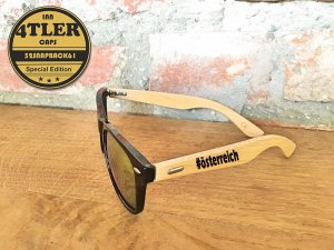 Holz Sonnenbrille "#österreich"