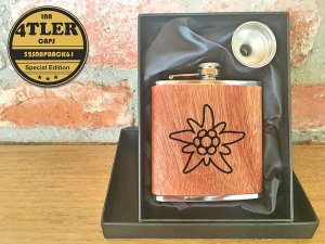 Flachmann- Edelweiss