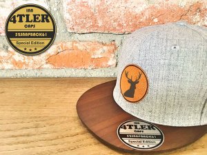 "Hirsch" Innviertler Cap mit Holzschild