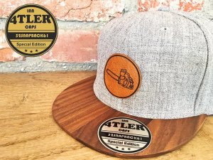 "Motorsäge" Innviertler Cap mit Holzschild