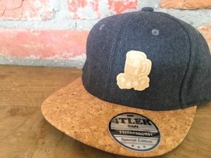 "Bier & Brezn- Holzlogo" Innviertler Cap mit Korkschild
