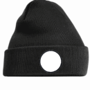 Haube mit eigenem Logo - Schwarz